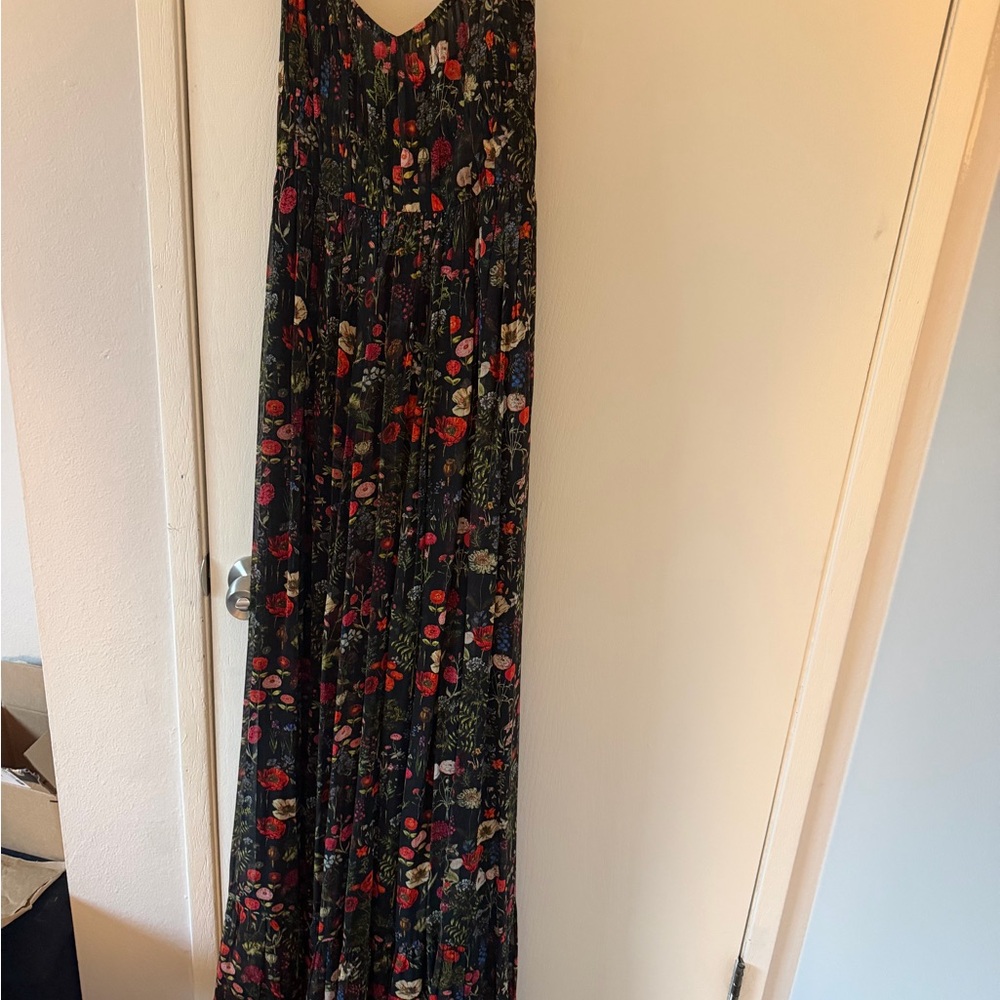 Anthropologie Massima Pleated Maxi.